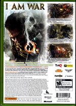 Xbox 360 Warhammer 40,000 Space Marine Back CoverThumbnail